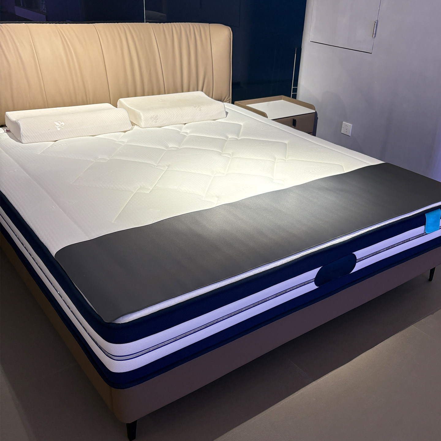 定制床旗防尘防脏试躺脚垫枕套床垫搭巾橡胶佳积布可设计展厅卖场,床上用品,床旗,淘宝优惠券,粉丝福利购,淘宝优惠卷