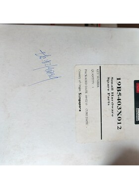 费希尔 备件包 19B5403X012 议价 议价