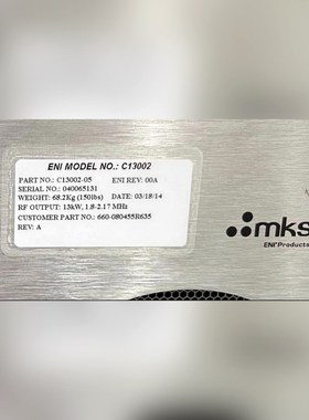 MKS ENI射频电源C13002 LVG3527A 议价