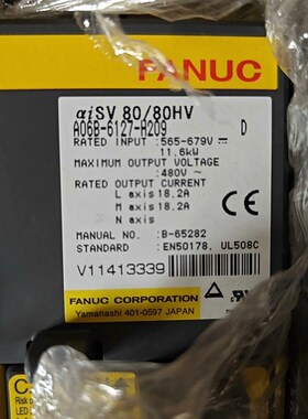 发那科驱动器A06B-6127-H209实物图功能包好. 议价