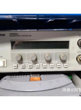 安捷伦Agilent 11896A光波偏振控制器功能精度包 议价