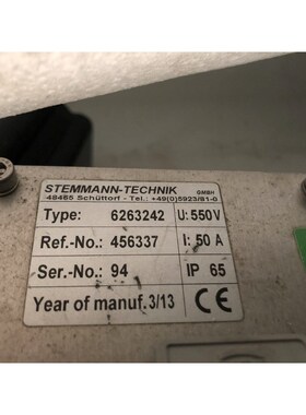 STEMMANN-TECHNK 斯特曼滑环 6263242 议价