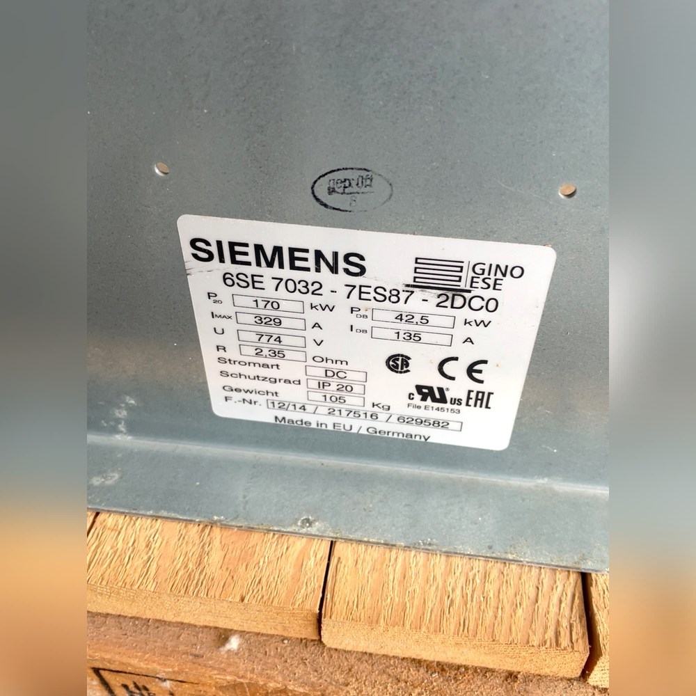 6SE7032-7ES87-2DC0制动电阻+42 议价