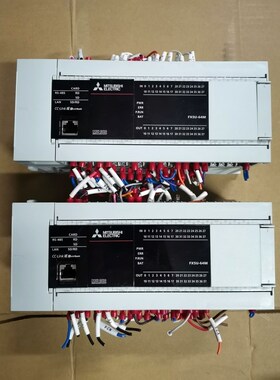 三菱控制器FX5U-64MTES成色漂亮功能包好 议价