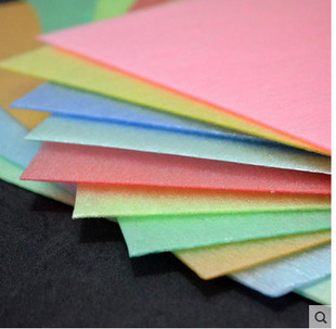 A4吹塑板儿童手工纸 8K彩色吹塑纸 diy手工装饰纸43*95 版画用A3