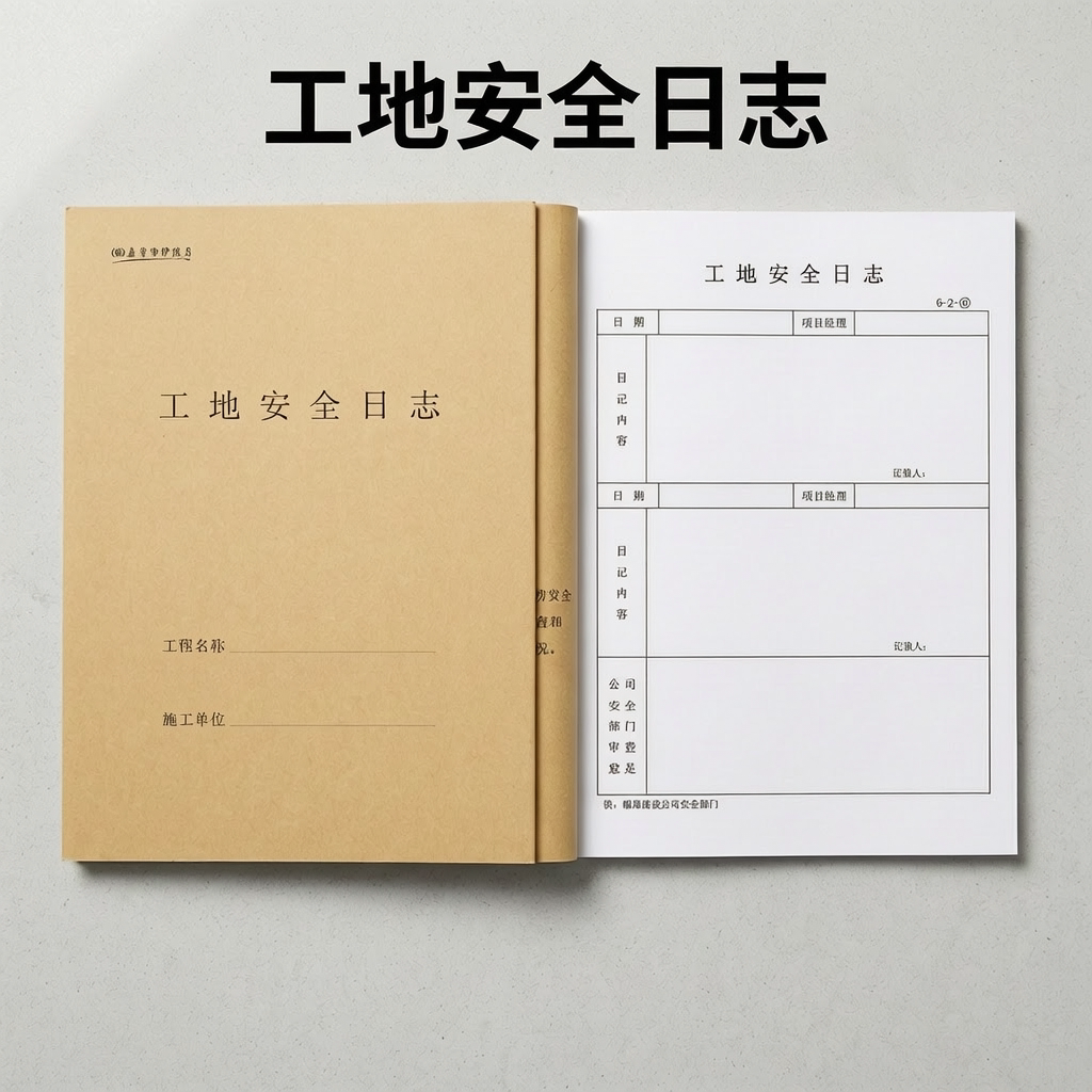 程邦16K工地安全日志本监理工程