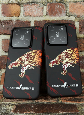 CS2经典游戏皮肤M4A4咆哮14卡托四连泰坦全息IBP红米TURBO5 K90PROMAX NOTE15菲林磨砂二合一手机壳