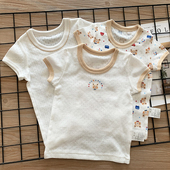 新款 男童纯棉短袖 男宝宝半袖 2020夏季 全棉网眼透气短袖 t恤睡衣