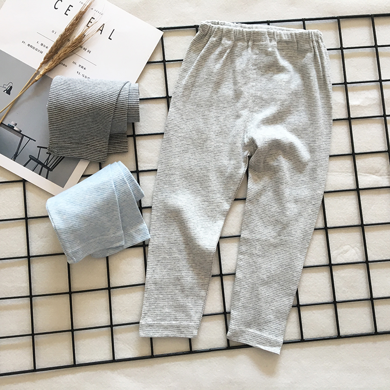 3件装儿童薄款全棉纯棉秋裤睡裤