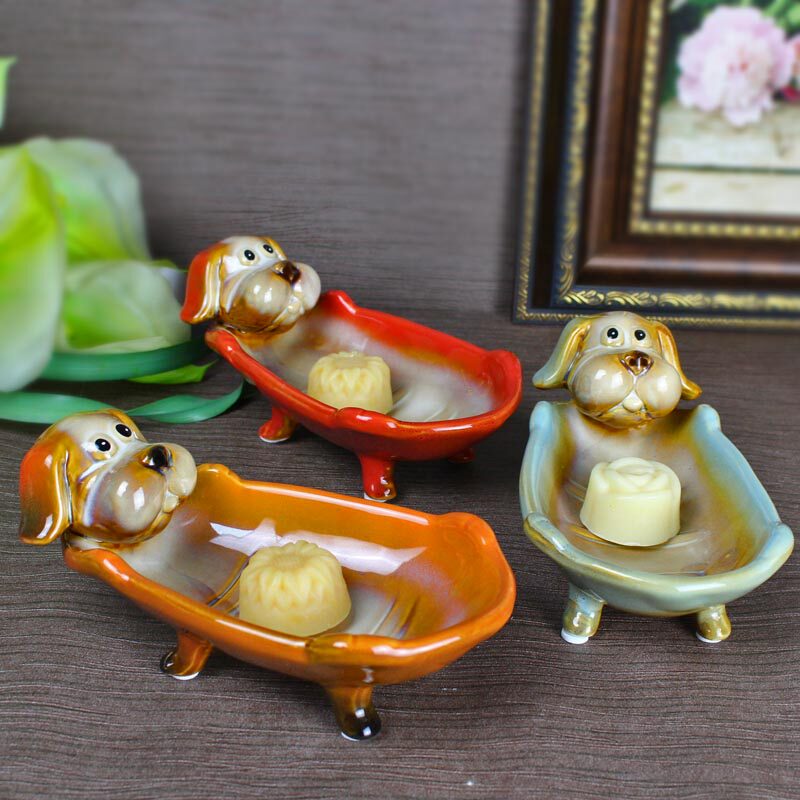 European style ceramics Arts and Crafts Cartoon Small animals Sheep soap box Leachate originality Home Furnishing decoratein the Home accessories , Decoration  category - from Buy2taobao.com to provide professional Taobao agent buy service
