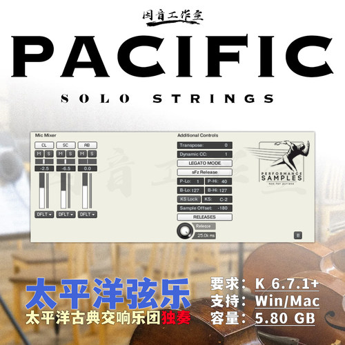 太平洋古典交响乐弦乐独奏合奏