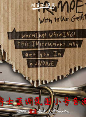 爵士蓝调氛围小号音源8Dio Misfit Trumpet音色独特kontakt编曲