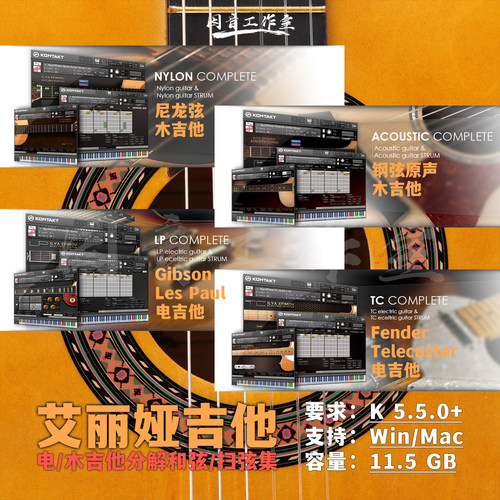 艾丽娅吉他贝斯音源合集完整版