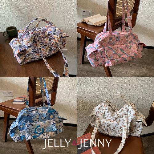 JELLY&JENNY保龄球包小众印花