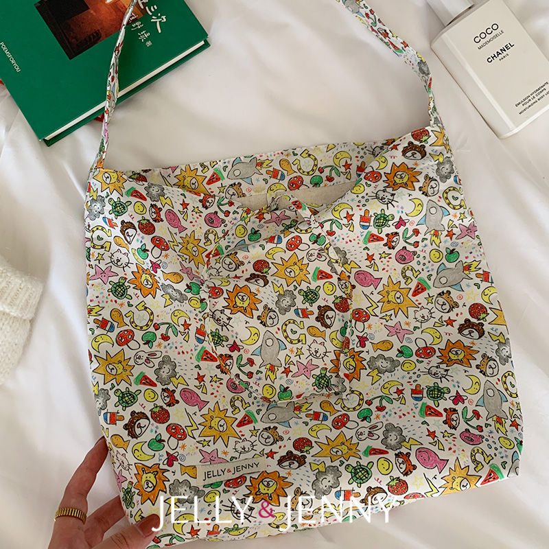 JELLY&JENNY托特包小众印花