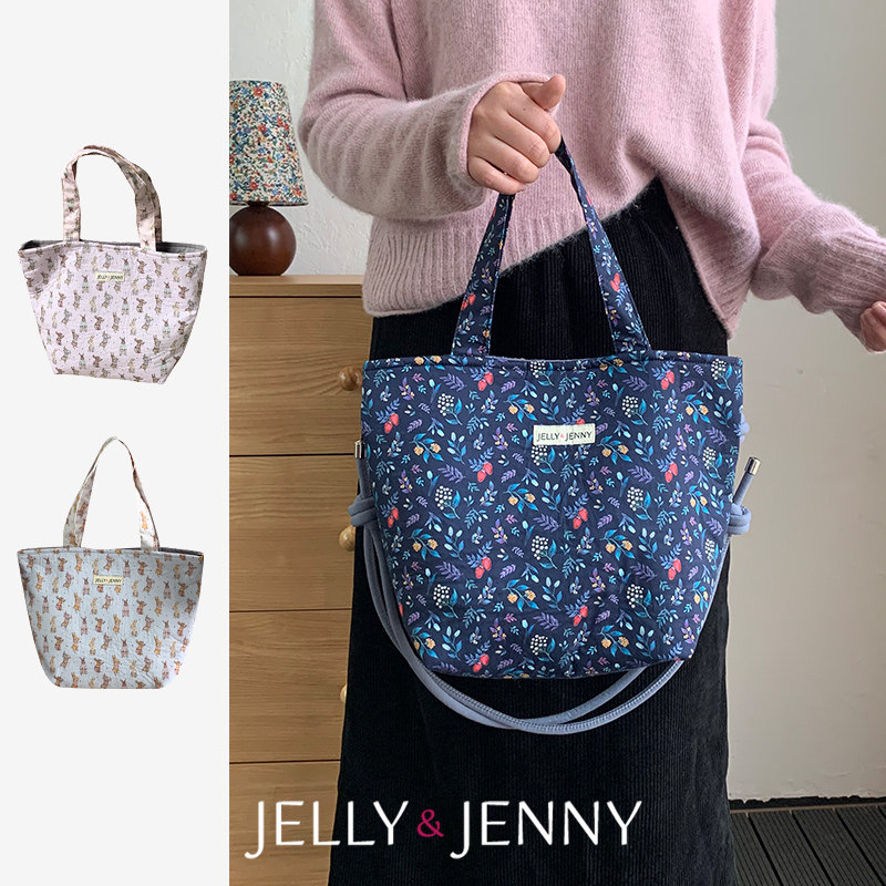 JELLY&JENNY手拎包小众印花图片