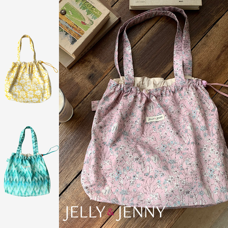 JELLY&JENNY束口包小众印花图片