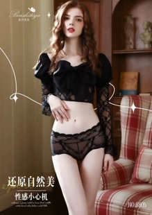 内裤 两条 柏诗缇亚无痕透明蕾丝中腰纯色女士一片式 新款 6805 包邮