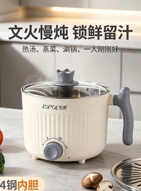 宿舍小型电煮锅多功能一体锅家用