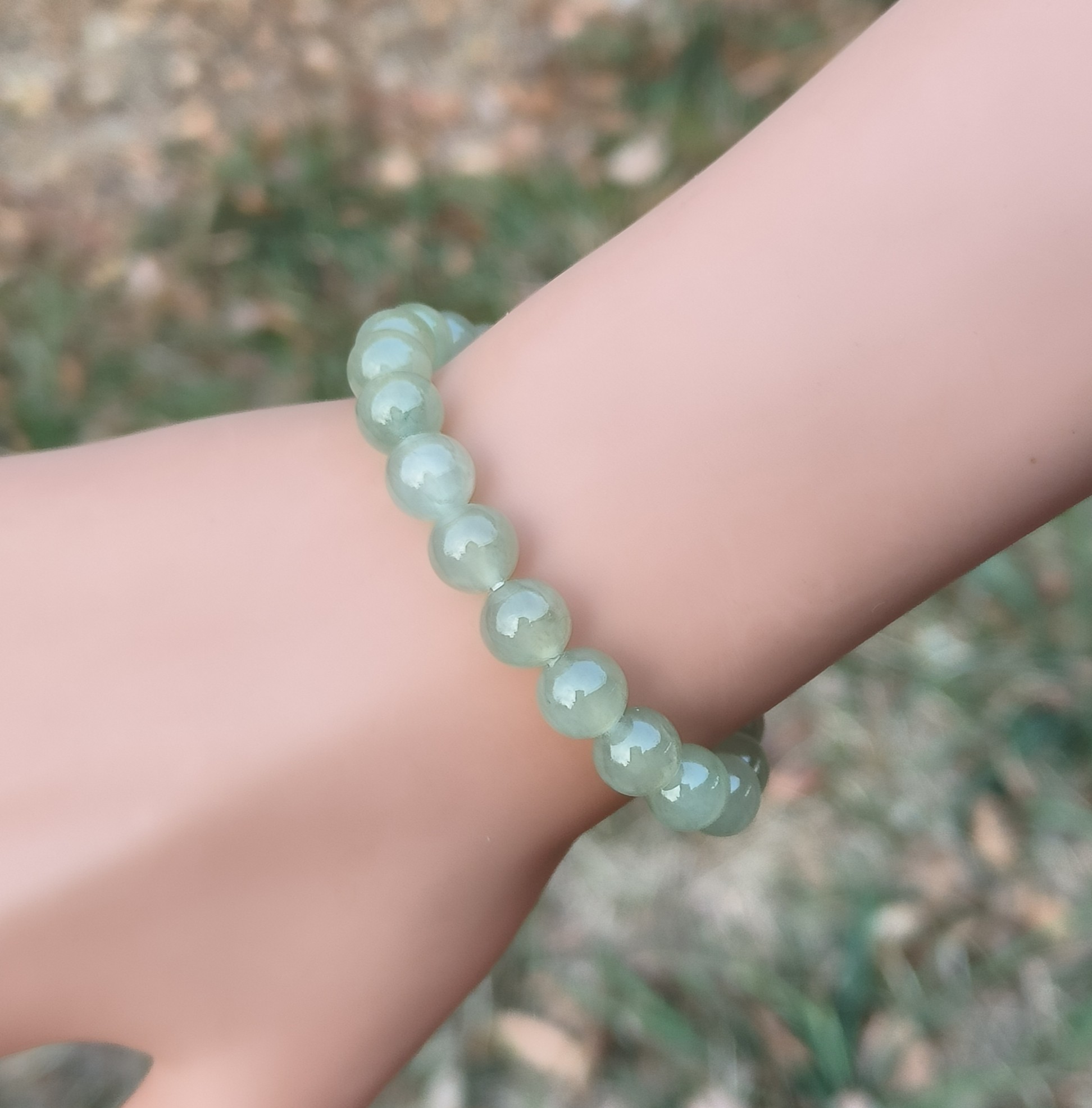 卡8mm冰茶黄翡翠手串手链纯天然缅甸翡翠A货玉石圆珠23颗送证书,珠宝/钻石/翡翠,手链/手串,淘宝优惠券,粉丝福利购,淘宝优惠卷