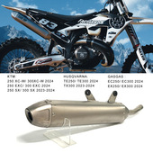 250 TX300排气管中尾24 300SX TE300 300EXC钛合金排气 KTM