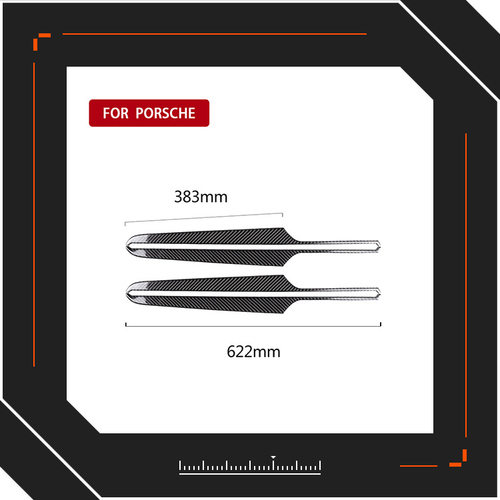 适用保时捷卡宴Macan碳纤维车内