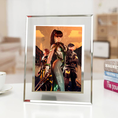 剑星伊芙水晶玻璃相框摆台