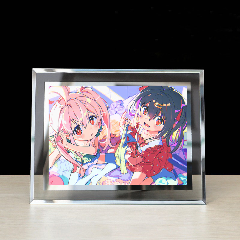 动漫别当欧尼酱了水晶玻璃相框绪山真寻周边宿舍寝室桌子面摆台架,模玩/动漫/周边/娃圈三坑/桌游,动漫水杯/居家/百货,淘宝优惠券,粉丝福利购,淘宝优惠卷