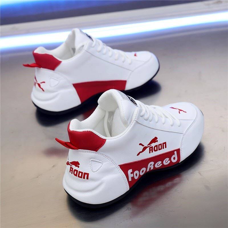 一双值得收藏的情侣鞋!男士百搭真皮青春潮流休闲鞋男