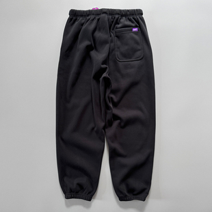 型宽松高弹力束脚运动裤 24SS一条过冬 紫标版 男 加绒加厚卫裤