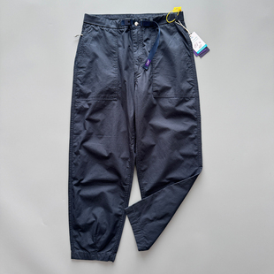 春秋微宽松锥形休闲裤 型锥形裤 扣子日系暗格5064紫标版 全YKK拉链