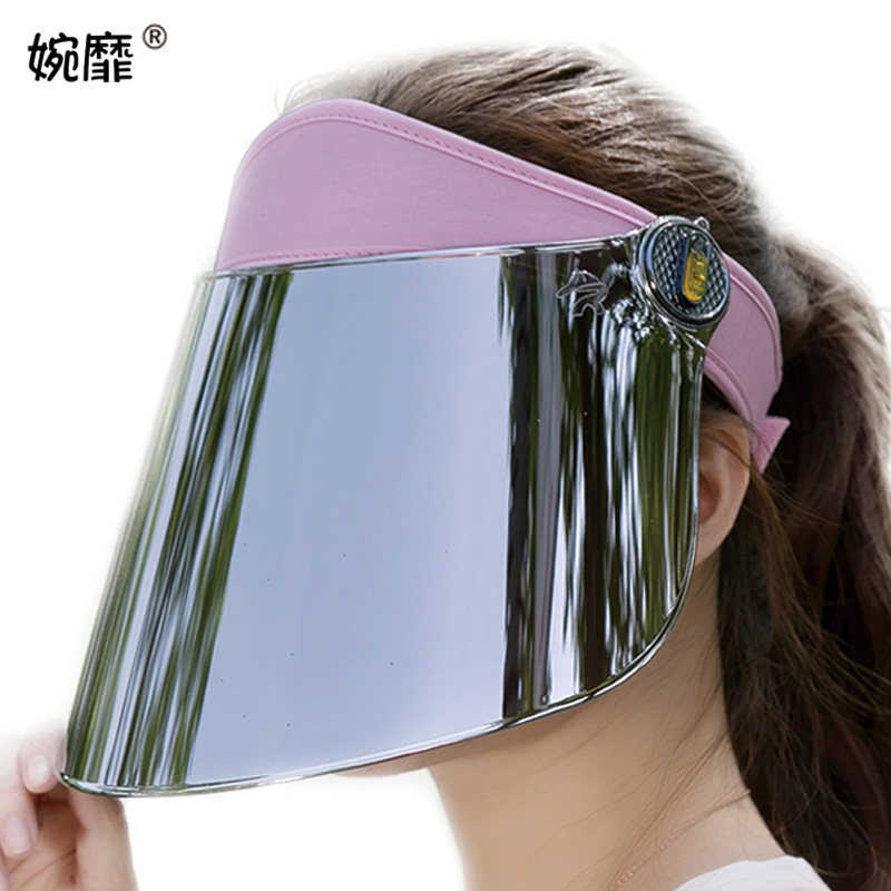 帽子遮阳帽女防晒大檐防紫外线夏天遮阳电动车骑车骑行防风太阳帽