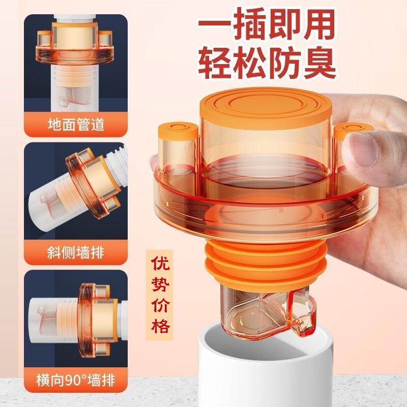 净水器下水三通厨房过滤器排水管塞洗菜盆水槽洗碗机净水器防返臭