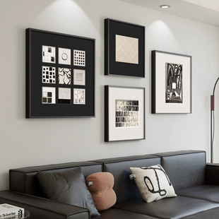 2025新款抽象立体感客厅装饰画沙发背景墙挂画高级大气家居装饰画