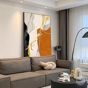新款抽象画客厅落地装饰画沙发背景墙壁画玄关简约大气高级感挂画