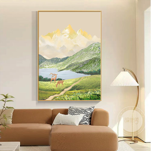 金山挂画客厅装饰画入户玄关过道