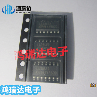 全新原装L6386ED013TR 丝印L6386ED 贴片SOP-14 低侧驱动器芯片
