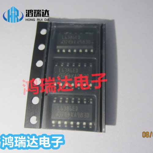 全新原装L6386ED013TR 丝印L6386ED 贴片SOP-14 低侧驱动器芯片
