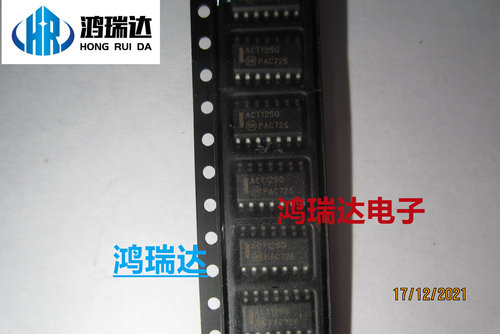 MC74ACT125DR 丝印ACT125G 缓冲器IC 贴片SOP14 现货直拍