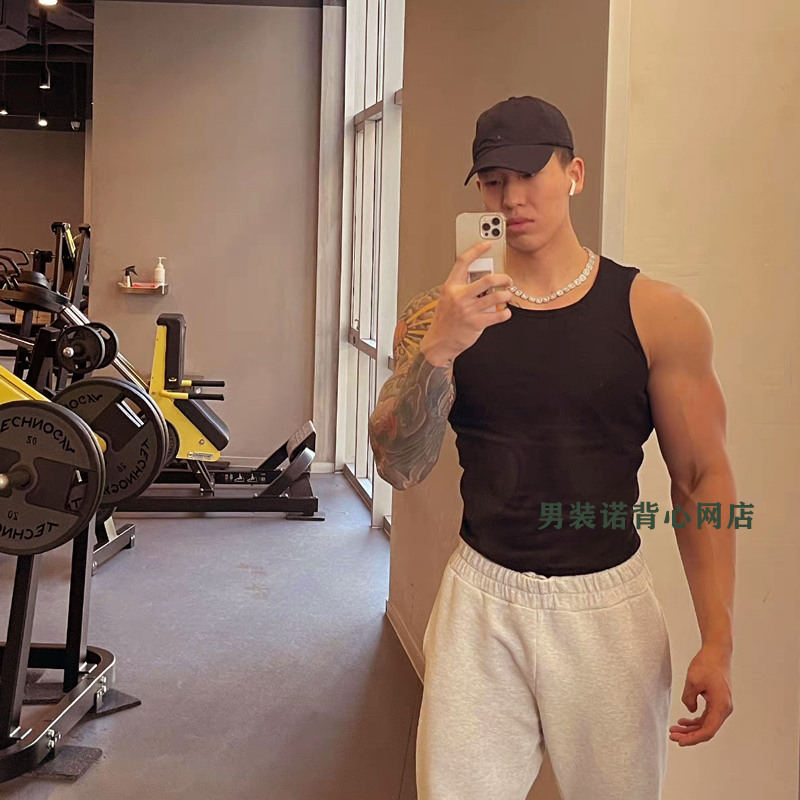 耿浩伦重磅加厚平纹背心
