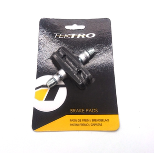 台湾彦豪/TEKTRO 山地车刹车块闸皮  V夹刹车皮 折叠车车零配件