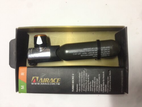 AIRACE 亚瑞得 迷你尺寸CO2打气筒 CO2 充气瓶 快速打气筒