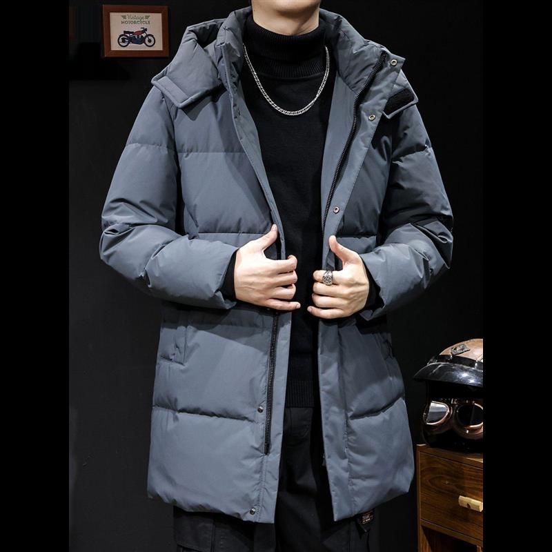 长款羽绒服男冬季204新加