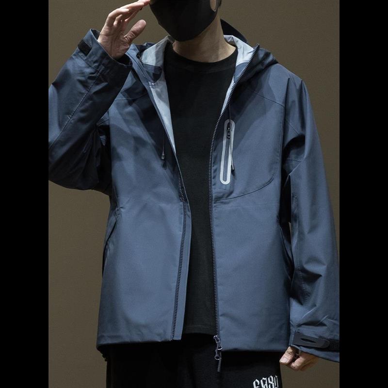 户外三合一连帽夹克男204