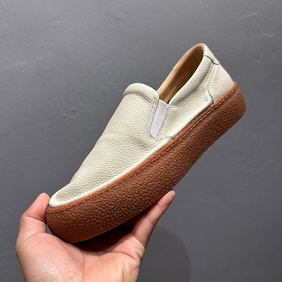 欧洲站一脚蹬懒人鞋豆豆鞋