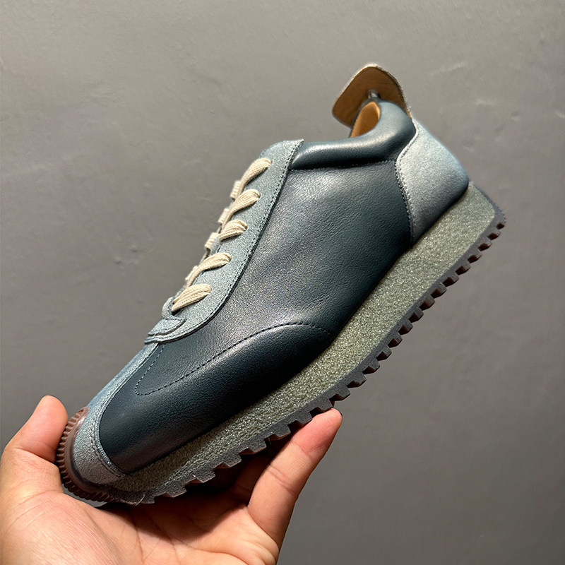 复古百搭潮流阿甘鞋2024秋季新款时尚真皮男鞋板鞋舒适透气休闲鞋,流行男鞋,时尚休闲鞋,淘宝优惠券,粉丝福利购,淘宝优惠卷