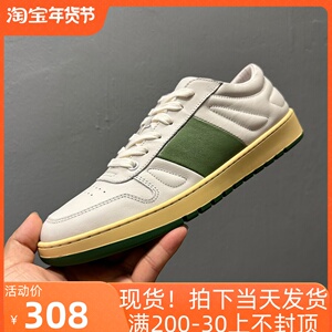 百搭韩版小白鞋休闲鞋简约板鞋2023新款潮鞋男士休闲复古真皮透气
