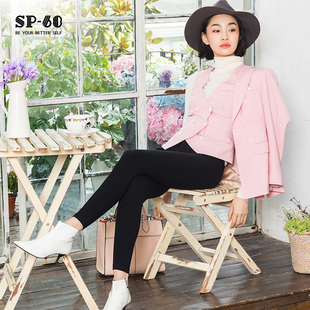 女春秋季 显瘦打底裤 高腰韩国正品 女2024新款 黑色紧身裤 sp68魔术裤