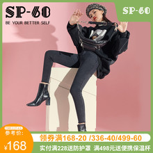 sp68烟灰色牛仔裤子女破洞2020年新款紧身显瘦弹力修身春季小脚裤