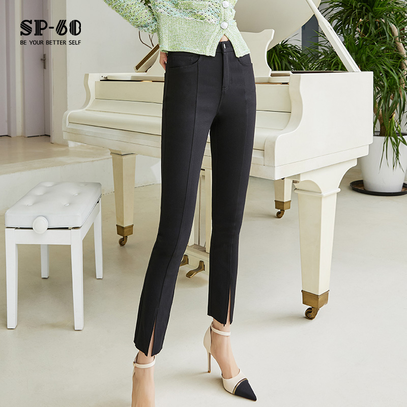 sp68打底裤开叉时尚百搭